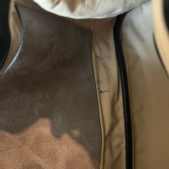 Chloe Owen Leather Shoulder Bag, Full Blue - Picture 7 of 10